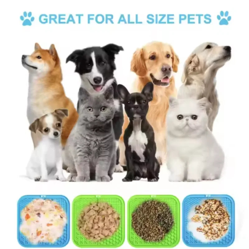 Dog Lick Mat with Suction Cups