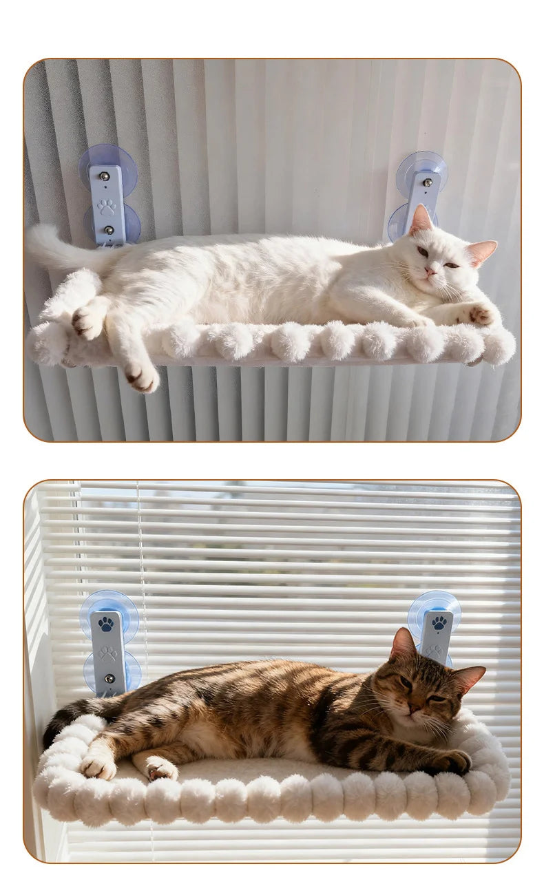 Cat Window Hammock with Suction Cup Mounts