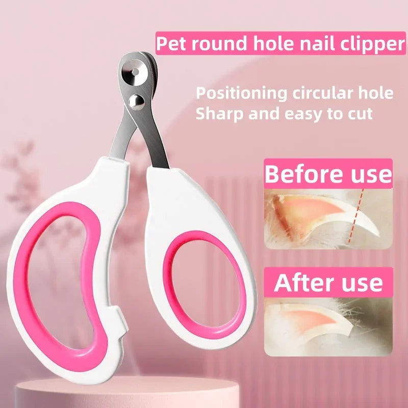Stainless Steel Cat Nail Clippers for Small Pets