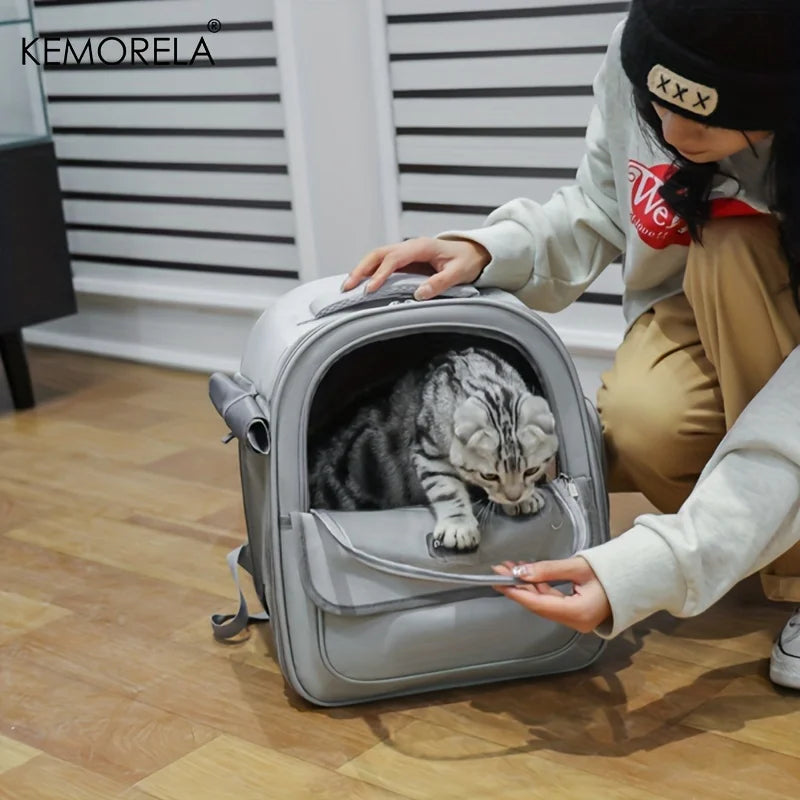 Mesh Pet Carrier Backpack for Cats & Small Dogs