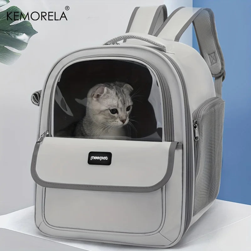 Mesh Pet Carrier Backpack for Cats & Small Dogs