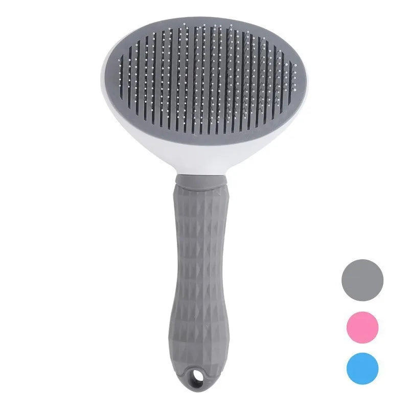 One-Click Self-Cleaning Slicker Brush for Pets