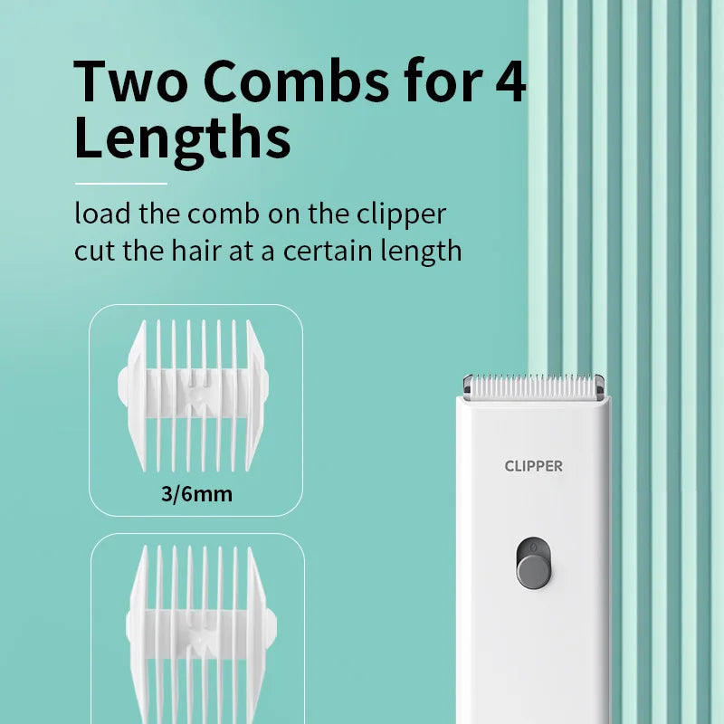 Cordless Dog Clippers with Guide Combs