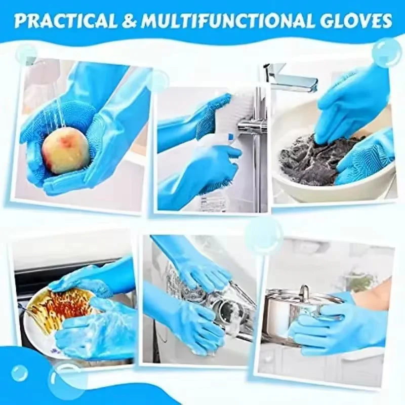 Silicone Pet Bathing Glove for Dogs & Cats