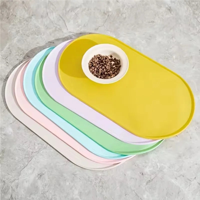 Silicone Pet Feeding Mat for Food & Water Bowls