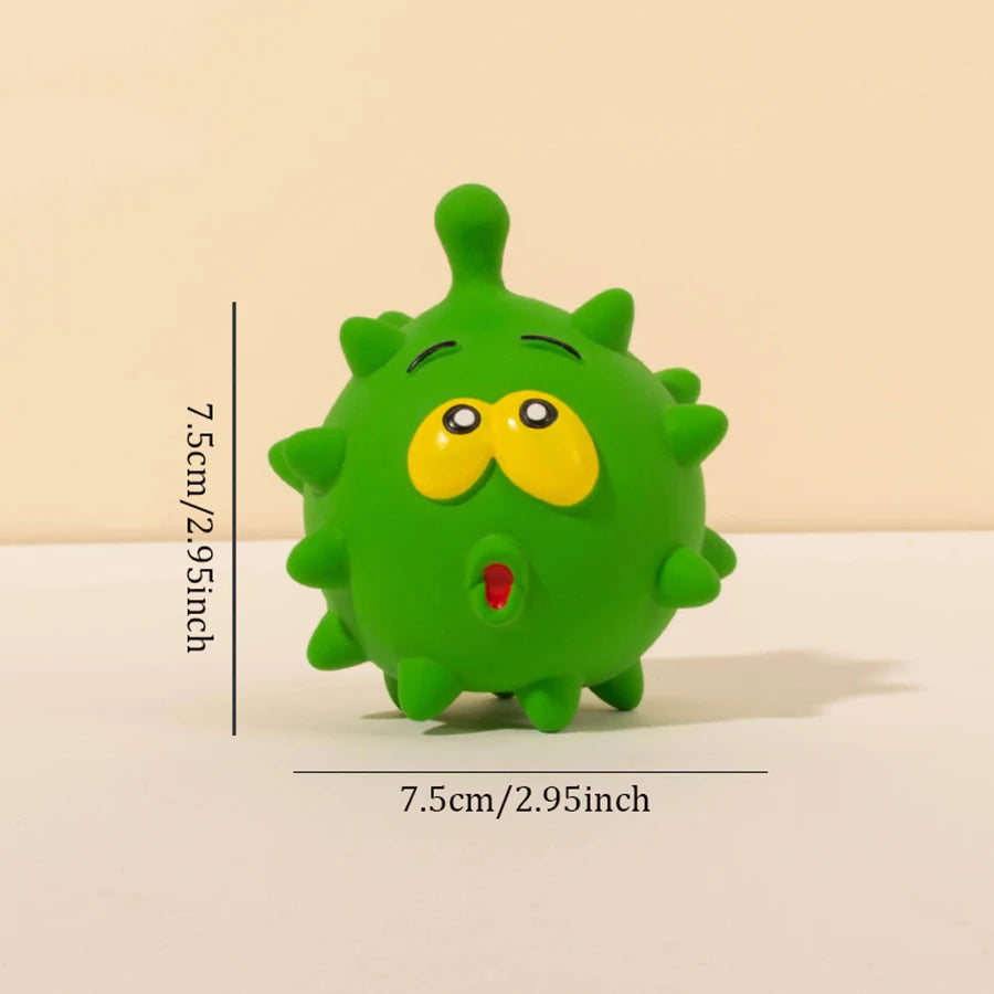 Textured Squeaky Dog Ball for Supervised Play