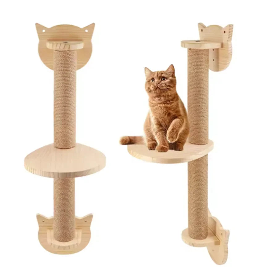 Wall-Mounted Cat Shelves & Climbing Furniture