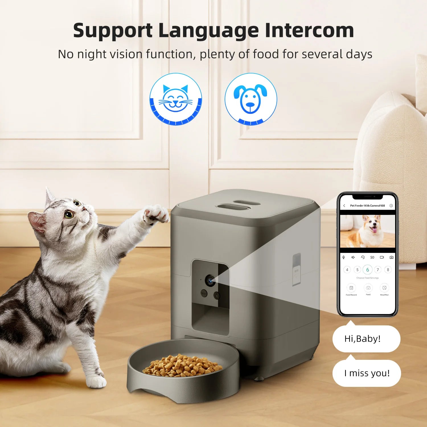 2L Smart Automatic Pet Feeder
