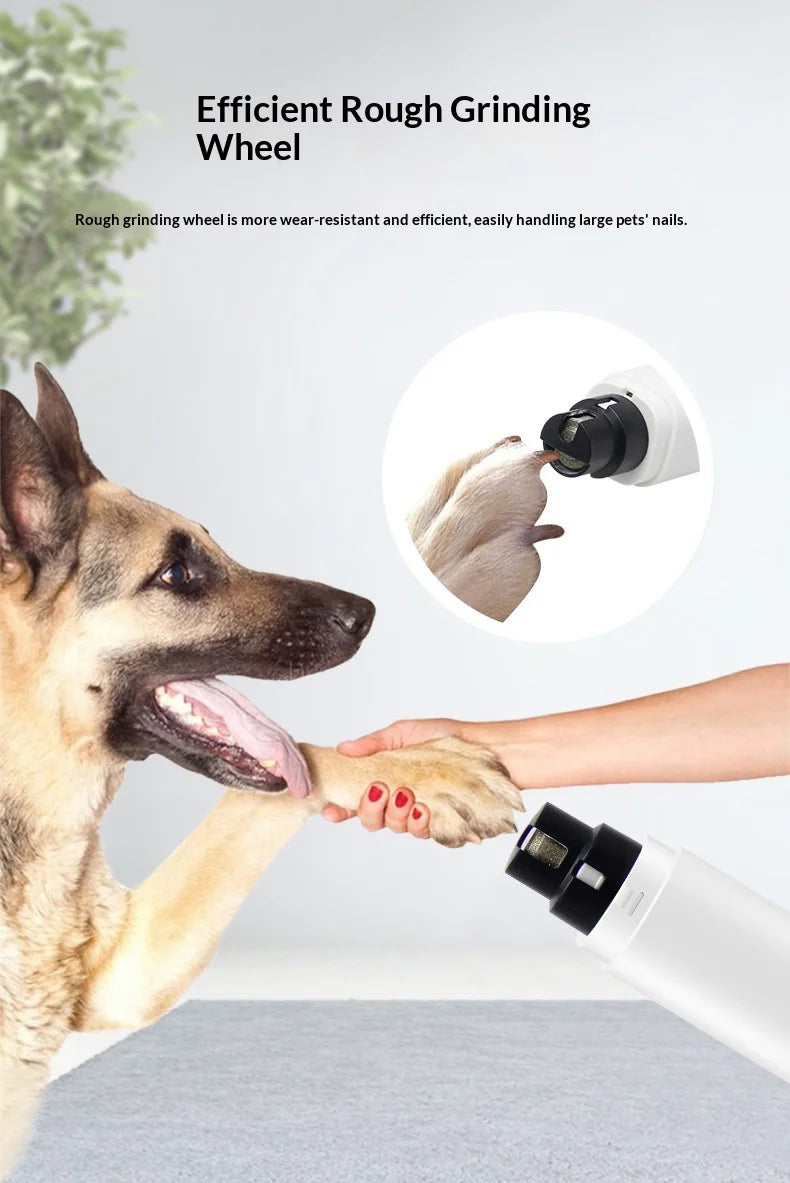 Rechargeable Pet Nail Grinder with LED Light