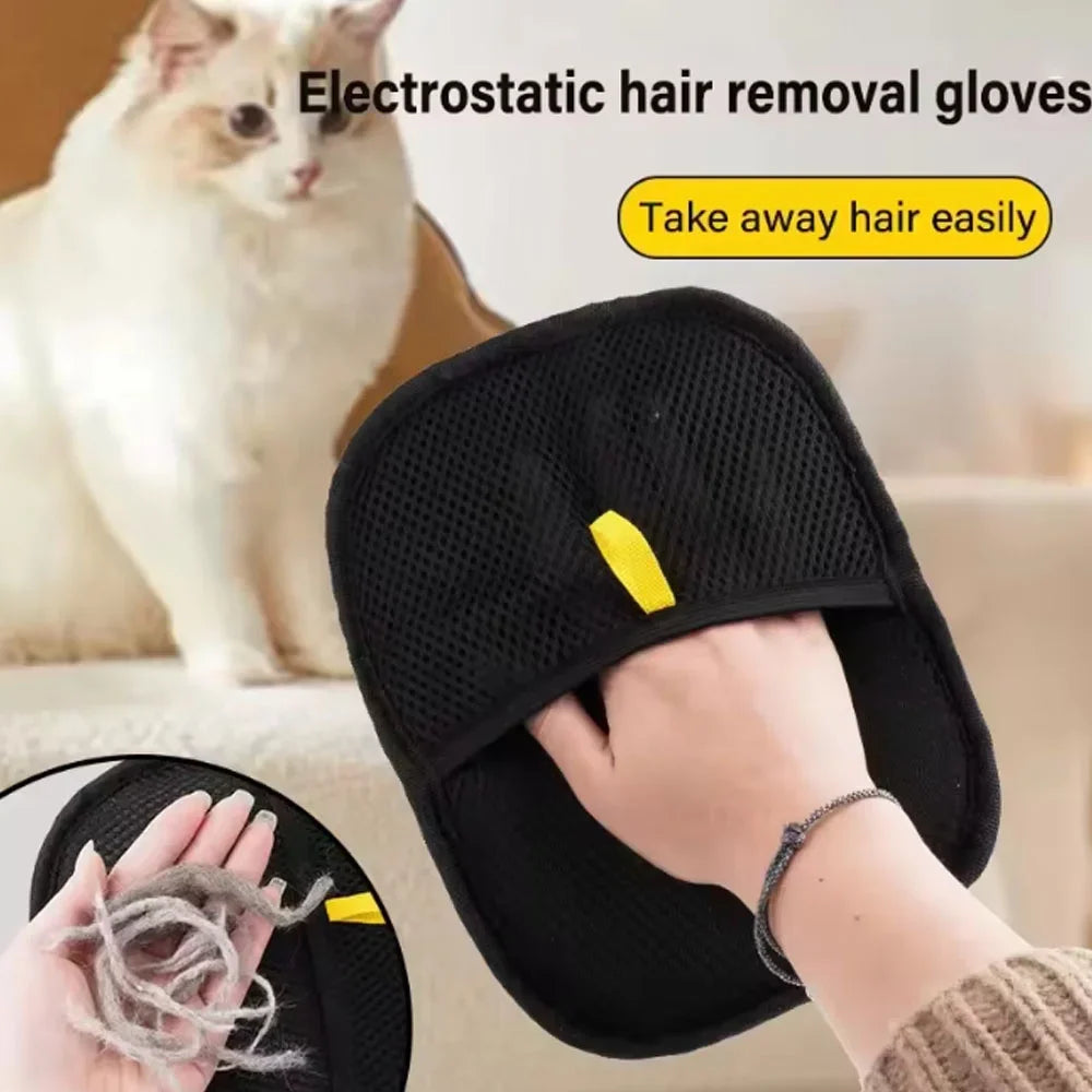 Pet Deshedding Glove for Dogs & Cats