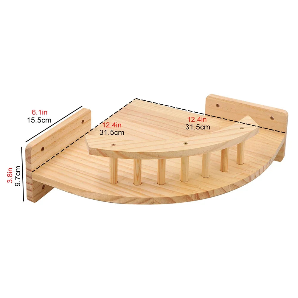 Wall-Mounted Cat Shelves & Climbing Furniture