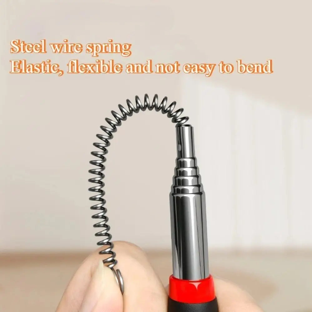 Durable Metal Retractable Teaser Cat Toy Plastic Retractable Cat Interactive Wand Long Wand Cat Interactive Stick Cat Playing
