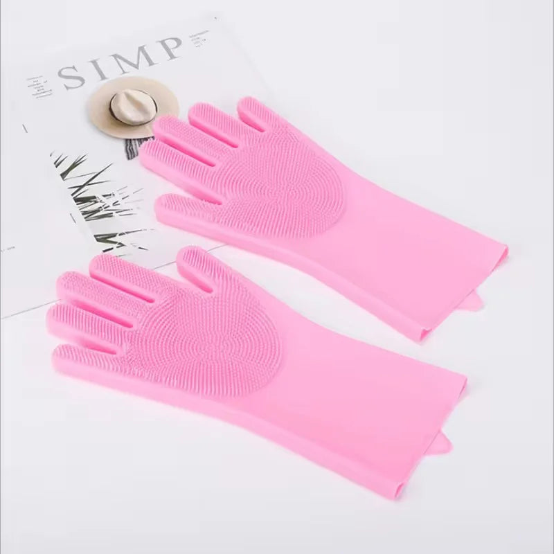 Silicone Pet Bathing Glove for Dogs & Cats