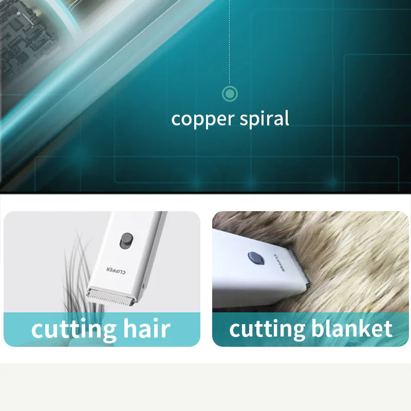 Cordless Dog Clippers with Guide Combs