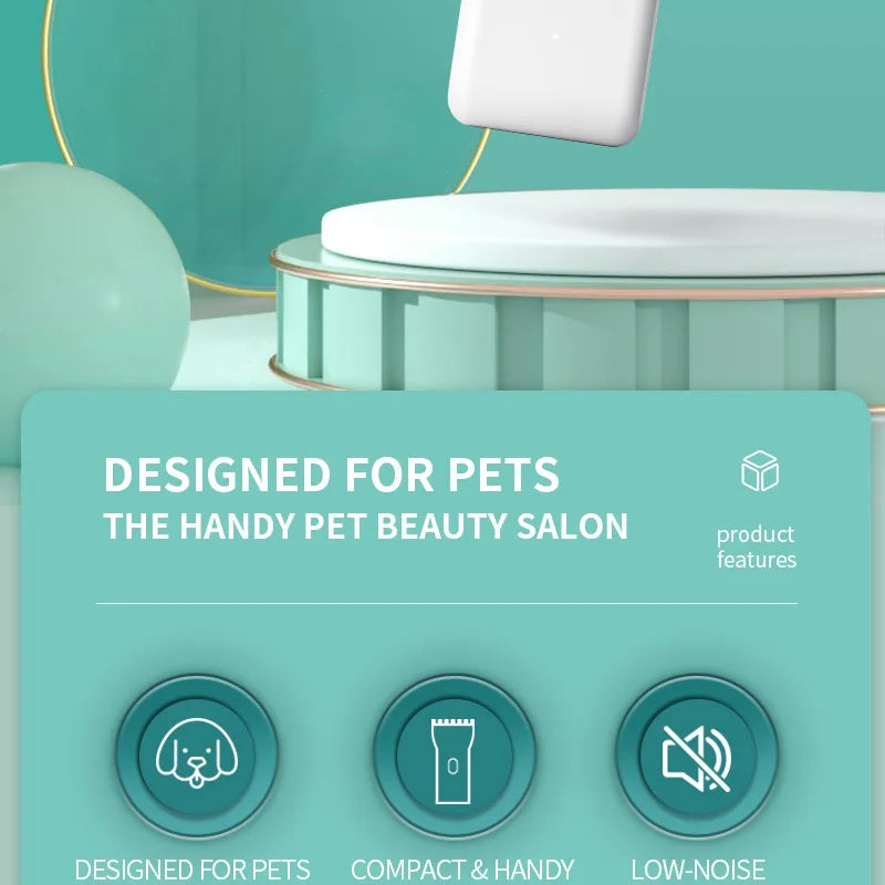 Cordless Dog Clippers with Guide Combs