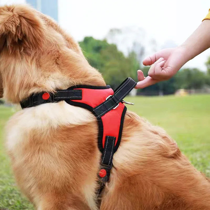 Adjustable Reflective Dog Harness with Handle