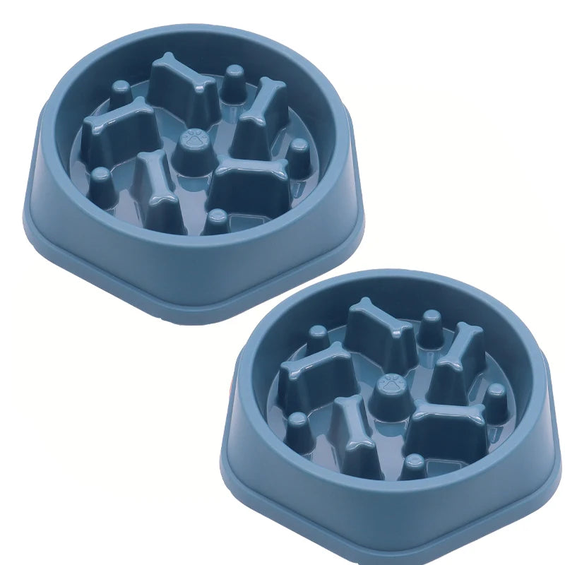 Slow Feeder Dog Bowl with Non-Slip Base